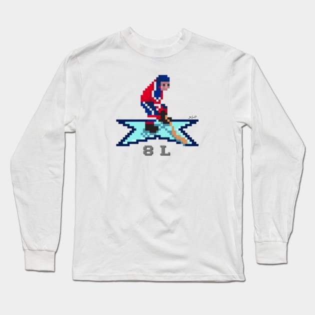 NHL 94 Shirt - WAS #8 Long Sleeve T-Shirt by Beerleagueheroes.com Merch Store